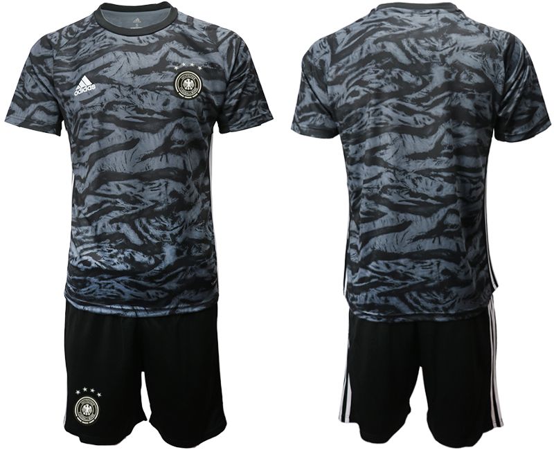 Men 2019-2020 Season National Team Germany black goalkeeper Soccer Jerseys